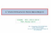 INSUFFISANCE PANCREATIQUE - chrysalides1215 | · PDF file · 2014-03-06drogues vasoactives – Si détresse respiratoire: oxygénothérapie, intubation/ventilation assistée – Traitement