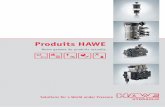 Notre gamme de produits actuelle - HAWE TypeMan+downloads.hawe.com/K/K177-fr.pdf · Gamme de produits HAWE - Sommaire 2 11-2015-4.4 - | 2016 1 Pompes 8 1.1 Pompes individuelles 8