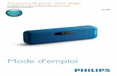 SD700 Des Philips - media.  · PDF fileSD700   Mode d'emploi Toujours là pour vous aider Enregistrez votre produit et obtenez de l'assistance sur le site Des questions