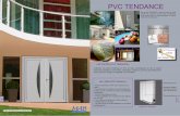 PVC TENDANCE - portes-mab. · PDF filePVC TENDANCE PVC TENDANCE 56 57 Portes réalisables en Pvc blanc ou chêne doré avec un oculus blanc ou de couleur inox GERVANNE Pvc Blanc MéjANNE