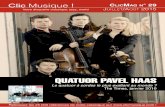 Quatuor Pavel Haas - Clic Musique ! · PDF file · 2017-03-064 ClicMag juillet/août 2015 Alphabétique faite essorant totalement le sujet. Idem pour ce cachottier de Ludwig, de prime