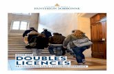 GUIDE DES DOUBLES LICENCES - Accueil | Université ... // Guide des doubles licences de Paris 1 Panthéon-Sorbonne L a double licence Cinéma-Gestion / Gestion-Cinéma est une formation