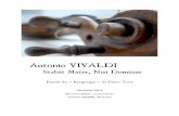 Vivaldi - Harmonia Sacra · PDF fileAntonio Vivaldi (1678 -1741) Stabat Mater (RV 621) – Nisi Dominus (RV 608) Depuis sa redécouverte dans les années 1930, puis sa diffusion au