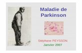 Maladie de Parkinson - gwenr.free.frgwenr.free.fr/SITE/neuro/neuro_ch_12b.pdf · Généralités • Syndrome parkinsonien – Entité clinique associant des troubles moteurs de type
