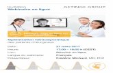 Invitation Webinaire en ligne - · PDF filePULSION Medical Systems SE Hans-Riedl-Straße 21, 85622 Feldkirchen, GERMANY Tél. +49 (0)89 45 99 14-0 info@pulsion.com, Getinge France