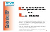 syndicale Guide des IRP L - · PDF fileUNSA - La section syndicale et le RSS - Novembre 2010 3 3 4 Qui peut être désigné RSS ? RSS, élections et représentativité Chaque section