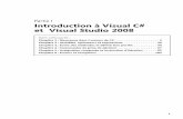 Partie I Introduction à Visual C# et Visual Studio 2008rouillar/cours_csharp/docs_CS_TP1/cours1.pdf · 3 Chapitre 1 Bienvenue dans l’univers de C# Au terme de cette leçon, vous
