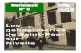 Les gendarmeries de Saint-Pée- sur- Nivelle · PDF fileLeur zone d’action est limitée ... Il écrira au sous-préfet à Bayonne le 26 janvier 1833 : « la brigade des préposés