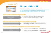 DIGEST RumiActif réduit - · PDF fileRumiActif L’association de tampons efﬁcaces et d’alcalinisants puissants, limite les variations du pH et corrige l’acidose du rumen ÉQUILIBRER