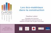 Les éco-matériaux dans la construction - Service public Le …renovhabitat.legrandnarbonne.com/uploads/media/1.Ce… ·  · 2017-09-25RDV pros Rénov’HABITAT 21 septembre 2017