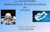 La NATATION Connaissances Incontournables en STAPScampusport.univ-lille2.fr/doc-lic_1-4/natation_potdevin.pdf · Title: Microsoft PowerPoint - D.finitions,histoire Author: Mike-nte