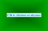 CH 4. Alcènes et alcynes - Chimie Générale et Organique CHBr CHBr CH3 Br2 C C H CH3 H3C H C C CH3 H H3C H Test d insaturation par décoloration de solutions de brome Le mécanisme