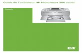 Guide de l’utilisateur HP Photosmart 380 · PDF fileLtd., Toshiba Corporation et Olympus Optical Co., Ltd. Mac, le logo Mac et Macintosh sont ... Tirez sur cette extension pour soutenir