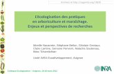 L’écologisation des pratiques en arboriculture et …orgprints.org/18620/2/Navarrete_et_al_2011_#18620...Colloque Ecologisation – Avignon, 16-18 mars 2011 L’écologisation des