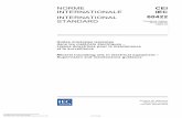 NORME CEI INTERNATIONALE IEC INTERNATIONAL …€¦ ·  · 2015-12-13Numérotation des publications Depuis le 1er janvier 1997, les publications de la CEI sont numérotées à partir