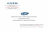 REGLES DE CERTIFICATION MARQUE NF APPAREILS …evaluation.cstb.fr/doc/certification/certificats/nf017/nf017... · Tout le document 24 21/03/2012 Mise à jour normative (NF EN 249,