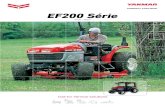 compact tracteur ef200 Série - Yanmar Agriculture · Puissance, confort et vélocité… Le nouveau eF200 de Yanmar : le tracteur par excellence. un modèle d’avenir, disponible