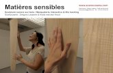 scenocosme@gmail.com - Tel : +33 6 61 09 50 52 Sculpture ... · Matières sensibles Sculpture sonore sur bois / Marqueterie interactive & Bio hacking Scenocosme : Grégory Lasserre