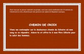 CHEMIN DE CROIX - beatitudes-nay.orgbeatitudes-nay.org/include/data/chemin-croix.pdf · Vois avec quel silence mon cœur la reçoit. Vous qui voulez imiter ma conduite, ... Ranimez