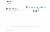 Livret de l’enseignant - cache.media.eduscol.education.frcache.media.eduscol.education.fr/file/Actu_2017/54/4/Francais... · Version du 1er septembre 2017 2 Exercice 3 : passation