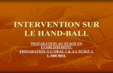 INTERVENTION SUR LE HAND-BALL - staps.univ-lille2.frstaps.univ-lille2.fr/.../ressources_peda/CAPEPS/didactic_hand.pdf · intervention sur le hand-ball. preparation au stage en . etablissement.