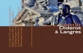Villes et Pays d’art et d’histoire Langres conter Diderot.pdf · médiéval : rues étroites rarement pavées, sol souvent irrégulier et façades des maisons non alignées. L’empreinte