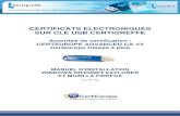 certificats Electroniques Sur Cle Usb ... - Certigreffe.fr · • Pour Windows Vista et 7, cliquez sur Démarrer Æ Panneau de Configuration Æ programmes et fonctionnalités Pour