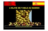L’OLIVE DE TABLE AU MAROC - fundacionaceituna.com · Producteurs d’olives Intermédiaires dépendants 65 unités de conserves Chaînes de distribution TRACABILITE DES CONSERVES