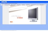 Philips LCD Monitor Electronic User’s Manual · e-Manual Philips LCD Monitor ... Consultez un technicien de service si le moniteur ne ... /My%20documents/dfu/W7/french/170s5/PRODUCT