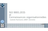 ISO 9001:2015 et Connaissances organisationnelles · PLAN ›Connaissances organisationnelles ›Informations documentées ›Organisation des données ›Nommage des fichiers ›Cho