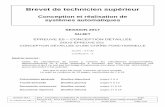 brevet De Technicien Supérieur - Bts.crsa.rascol.free.frbts.crsa.rascol.free.fr/Sujets/CRSA 2017/Sujet-E51-2017.pdf · Session 2017 BTS - Conception et réalisation de systèmes