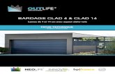 BARDAGE CLAD 4 & CLAD 14 - Billat Bois Compositesbillat-bois-composite.com/pdf/bardage_neolife.pdf · BARDAGE CLAD 4 & CLAD 14 Lames de 4 et 14 cm avec aspect claire-voie ® FICHE