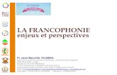 LA FRANCOPHONIE enjeux et perspectives - dri.univ … : jm_ouamba@yahoo.fr ; jean-maurille.ouamba@umng.cg ; socacgl@gmail.com ... INSCRIPTION SUR LES LISTES D’APTITUDES AUX DIFFERENTES