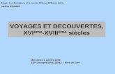 VOYAGES ET DECOUVERTES, XVI -XVIIIème siècles · 2004. (rapide mise au point sur Bougainville et Cook) Sitographie  ...
