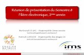 Réunion de présentation du Semestre 8 Filière …legal.vvv.enseirb.fr/download/ELEC_2A/2016_2017/s7-presentation-s8/...B. Le Gal Présentation S8 - Filière Electronique - 2ème