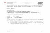 Approbation des modifications de la Liste LIX-Suisse ... · 3707 Préparations chimiques pour usages photogra-phiques, autres que les ... couvercles, capsules et autres dispositifs