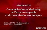 Communication et Marketing - e-c-f.fre-c-f.fr/doc/Communication_et_Marketing.pdf · - Votre organisation interne : vos outils de production, votre politique tarifaire, vos supports