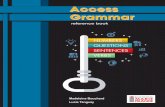 Access Grammar - Anglais... · SP CIMEN 9 782896 612666 ISBN 978-2-89661-266-6 Madeleine Bouchard G. Lucie Tanguay Madeleine Bouchard Lucie Tanguay reference book Access Grammar