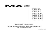360737 AF Manuel Utilisation MX T06 Multilangues d...MX T6 MX T8 MX T10 MX T12 MX T15 MX T16 * MX ...