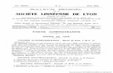 SOCIÉTÉ LINNÉENNE DE LYON · 21nc année n° 6 juin 1952 bulletin mensuel de la sociÉtÉ linnÉenne de lyon fondÉe en 1822 reconnue dutilite publique par decret du 9 aout 193