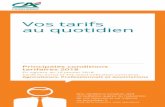 Vos tarifs au quotidien - Crédit Agricole Languedoc d’impayés ... EDI WEB / EDI EBICS : - Abonnement 1 sens (aller ou retour) 18€/mois ... Authentification des codes par SMS