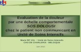 Marie DE VAL ~ Unité de Soins Intensifs CHU DE … Nursing on line juin 2010.pdf · Evaluation de la douleur ... Nursing diagnoses, outcomes & interventions. M. Johnson, ed, et al.