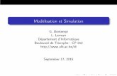 Modélisation et Simulation - Homepage de l'Université … de matières du cours Introduction à la modélisation et simulation Systèmes dynamiques Notions d’équilibre et stabilité