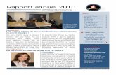 Rapport annuel 2010 - EPES Mandala · cours sous le Lot 7 de la Commission ... Page 1 Introduction ... trafic d’armes, et vol de pétrole; d) contrefaçon, cybercriminalité, ...