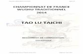 TAO LU TAICHIddata.over-blog.com/xxxyyy/2/54/95/88/CHAMP-FRANCE-TRADI...Document original daté du 29/10/2013 page 6/16 Championnat de France FFWushu Aemec 2014 Règlement Taolu AMCI