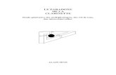 LE PARADOXE DE LA CLARINETTE - Alain-seve.comalain-seve.com/pdfs/Le Paradoxe de la clarinette.pdf · LE PARADOXE DE LA CLARINETTE Etude générative des multiphoniques, des 1/4 de