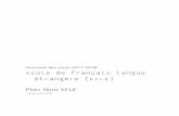 Annuaire des cours 2017.2018 Ecole de français langue ... · soient donnés par écrit ou que le cours soit reproduit sur un document de ... les avantages et les inconvénients de