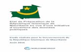 Etat de Préparation de la République Islamique de ...opendatatoolkit.worldbank.org/docs/odra/odra_mauritania.pdftélécoms et des systèmes d’information de l’Administration.