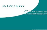ARClim C ATALOGUE Humidificateurs · * Sonde active de gaine NTC T -10/60°C 10/90%HR 153.33 ... DN25mm Régulation 1836.97 MC2_10 Humidificateur Devatec Electrovap 10 Kg/h 3x400V+N.