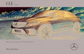 Coupé€¦ ·  · 2018-04-257 w équipement de série Code GLE 350 d 4MATIC GLE 400 4MATIC Mercedes-AMG GLE 43 4MATIC Mercedes-AMG GLE 63 4MATIC Mercedes-AMG GLE 63 S 4MATIC Equipement
